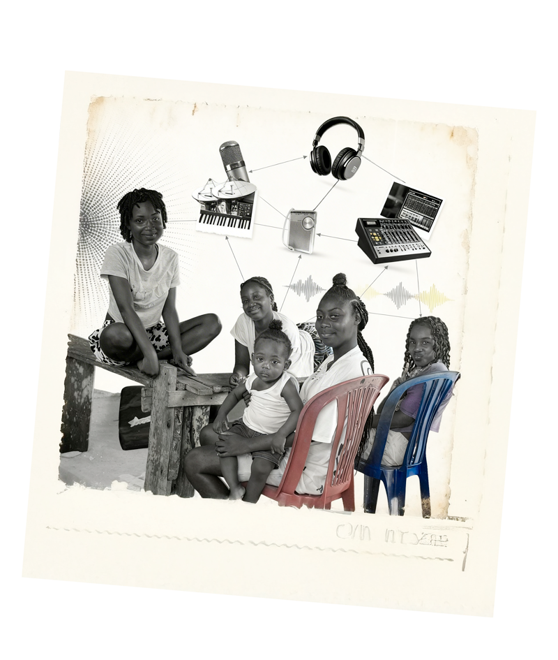 polaro Cabina de Radio Acadesan